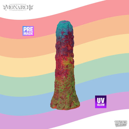 Premade Monarch the Butterfly Dildo - Medium - Suction Cup (UV) Twisted Fantasies