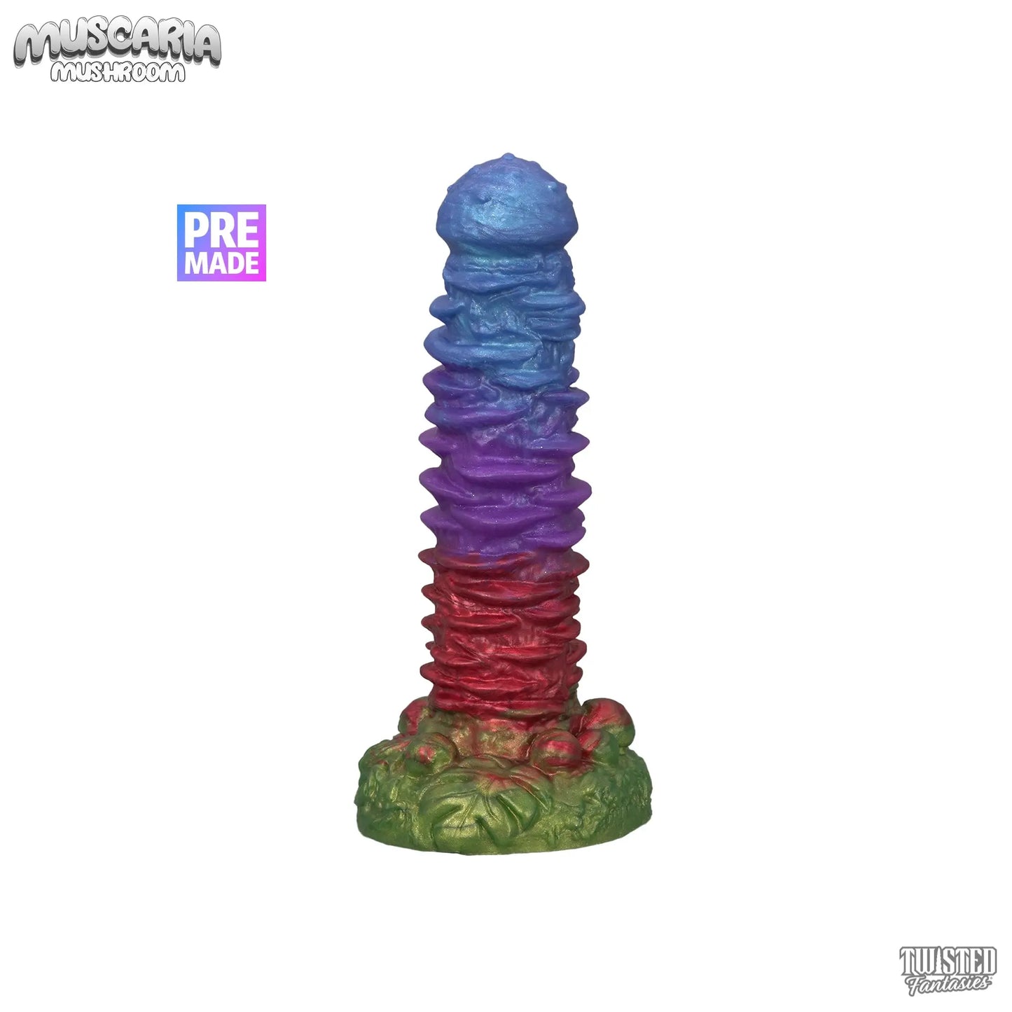 Premade Muscaria the Mushroom Dildo - Medium - Suction Cup Twisted Fantasies