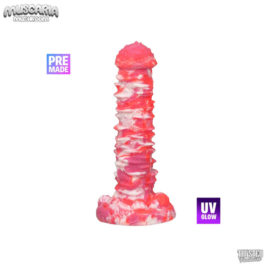 Premade Muscaria the Mushroom Dildo - Medium - Suction Cup (UV) Twisted Fantasies