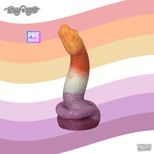 Premade Nathara the Snake Dildo - Medium - Suction Cup Twisted Fantasies