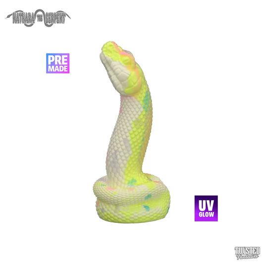Premade Nathara the Snake Dildo - Medium - Suction Cup (UV) Twisted Fantasies