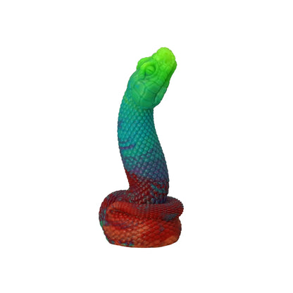 Premade Nathara the Snake Dildo - Medium - Suction Cup (UV) Twisted Fantasies