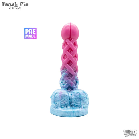 Premade Peach Pie A La Mode Dildo - Medium - Suction Cup Twisted Fantasies