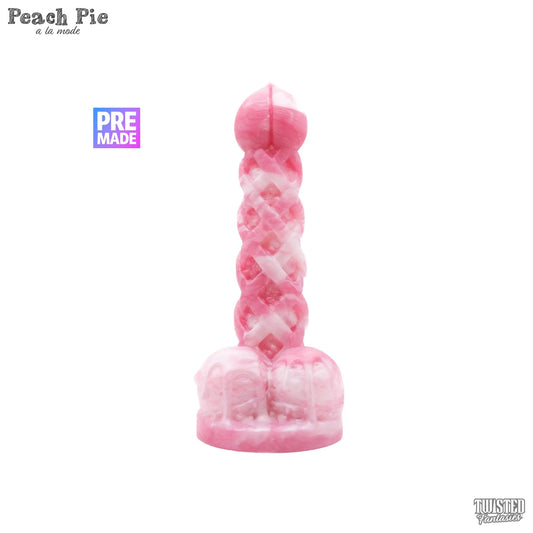 Premade Peach Pie A La Mode Dildo - Medium - Suction Cup Twisted Fantasies