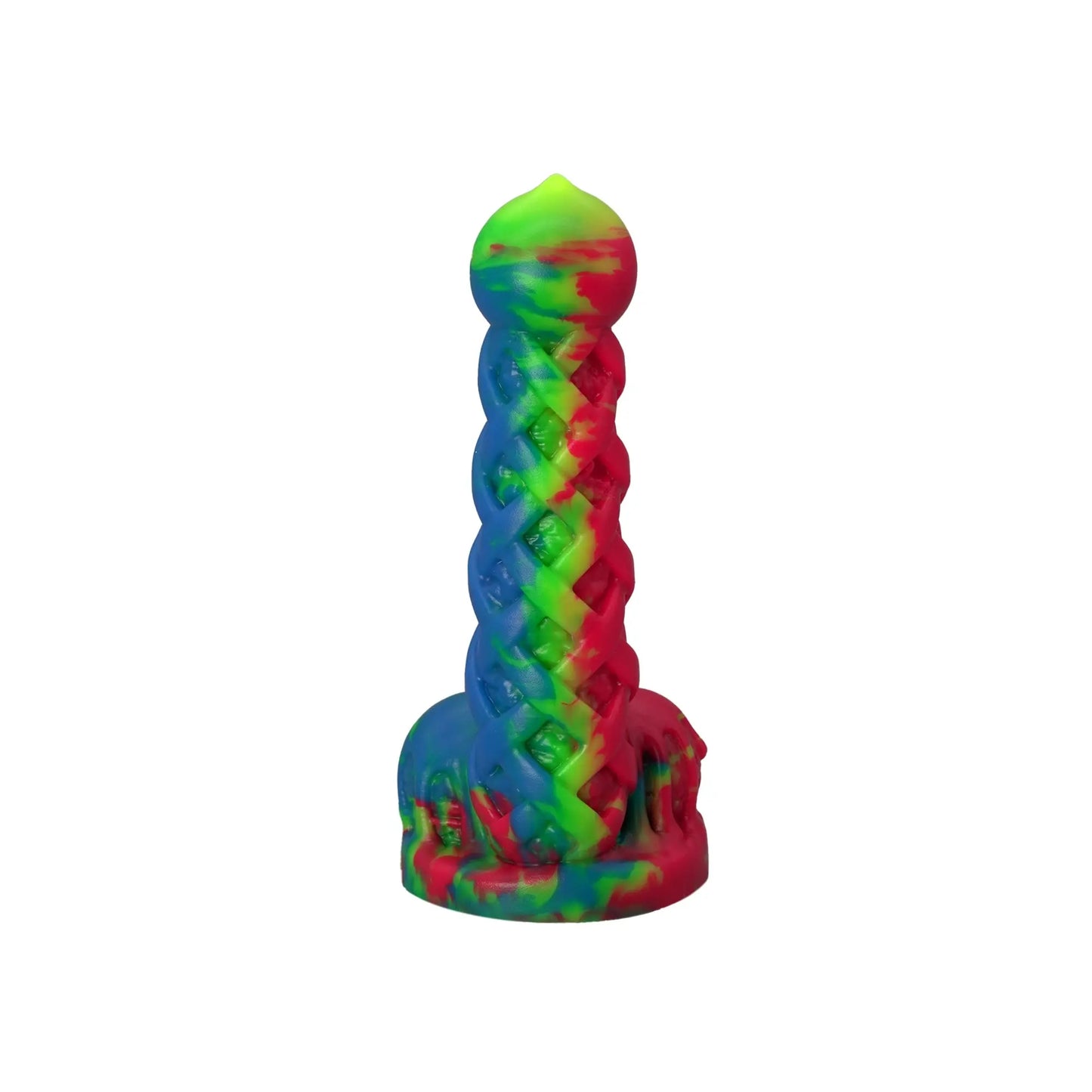 Premade Peach Pie A La Mode Dildo - Medium - Suction Cup (UV) Twisted Fantasies