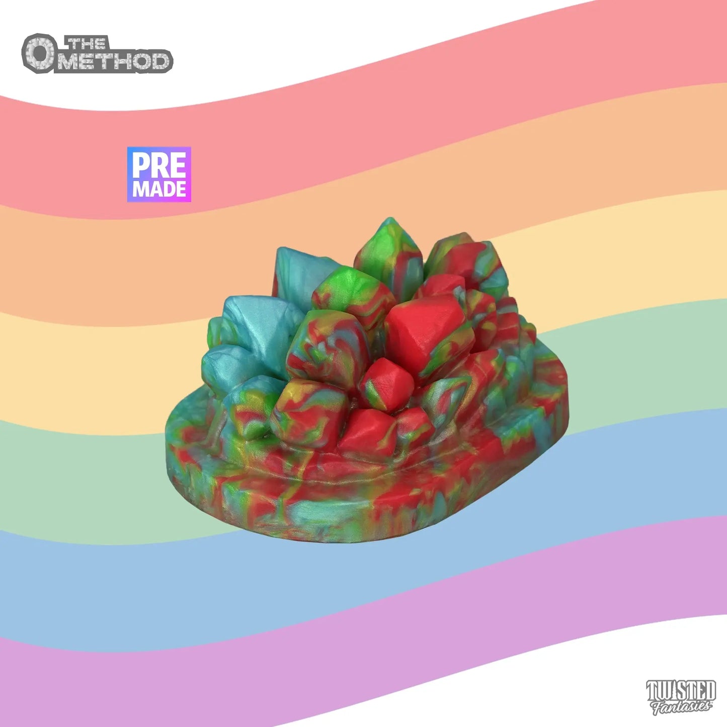Premade The O Method Crystal Grinder - Medium - Standard Base Twisted Fantasies