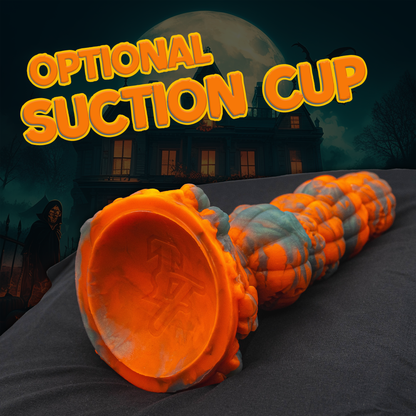 Pumpkin Spice Halloween Pumpkin Dildo options suction cup base