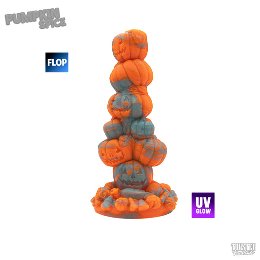 FLOP Pumpkin Spice the Halloween Dildo - Medium - Suction Cup
