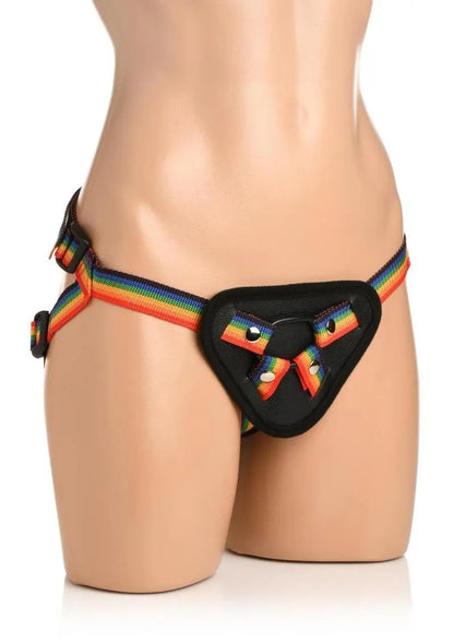 Ride The Rainbow Strap-On Harness Adjustable Universal Harness Shop Erotic