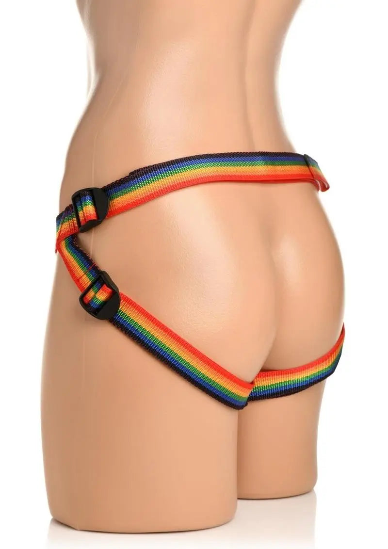 Ride The Rainbow Strap-On Harness Adjustable Universal Harness Shop Erotic