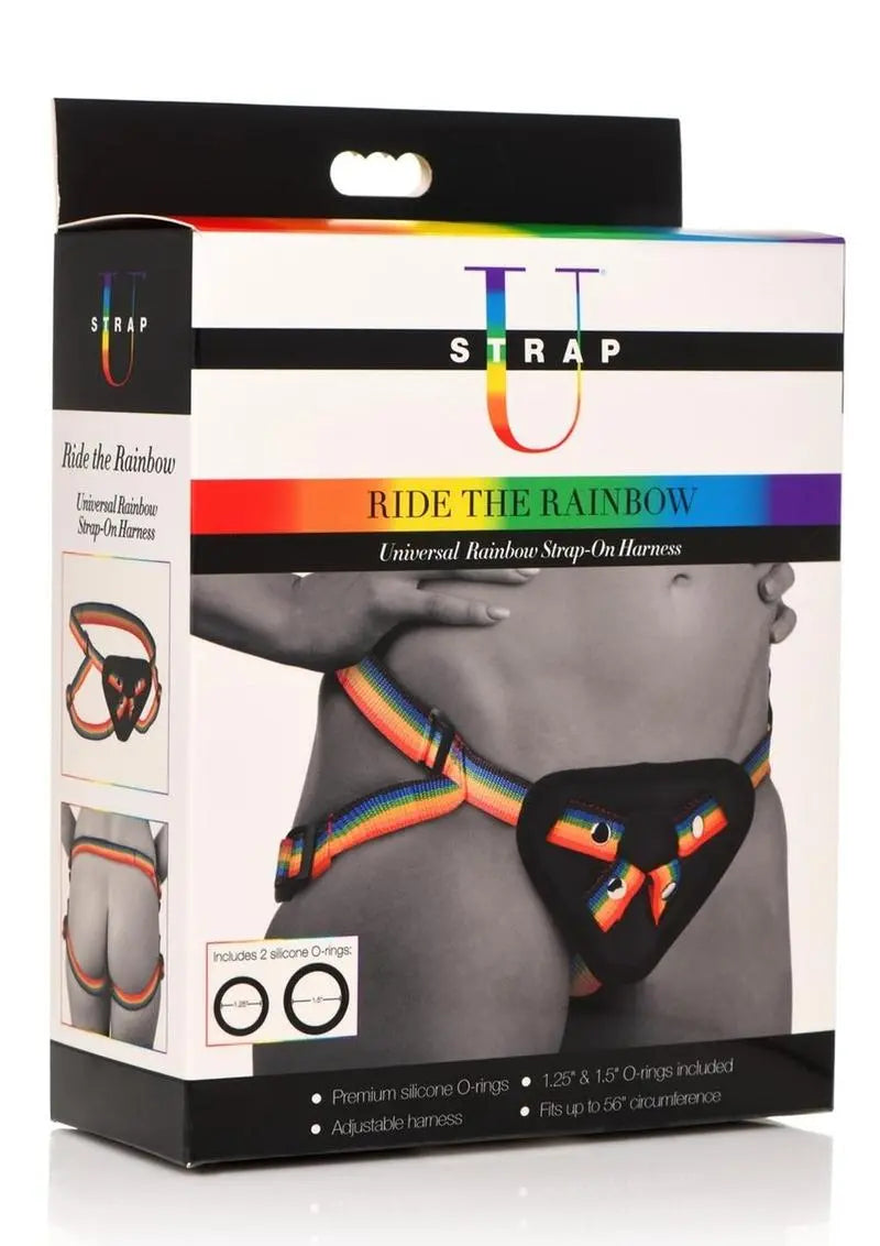 Ride The Rainbow Strap-On Harness Adjustable Universal Harness Shop Erotic