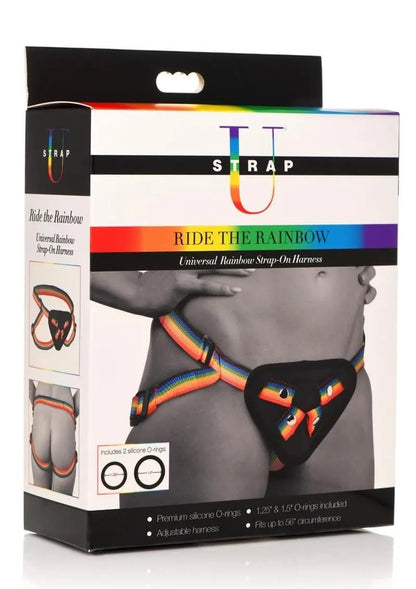 Ride The Rainbow Strap-On Harness Adjustable Universal Harness Shop Erotic