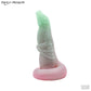 Ryoto Fantasy Dragon Dildo Turquoise creamy pink fade
