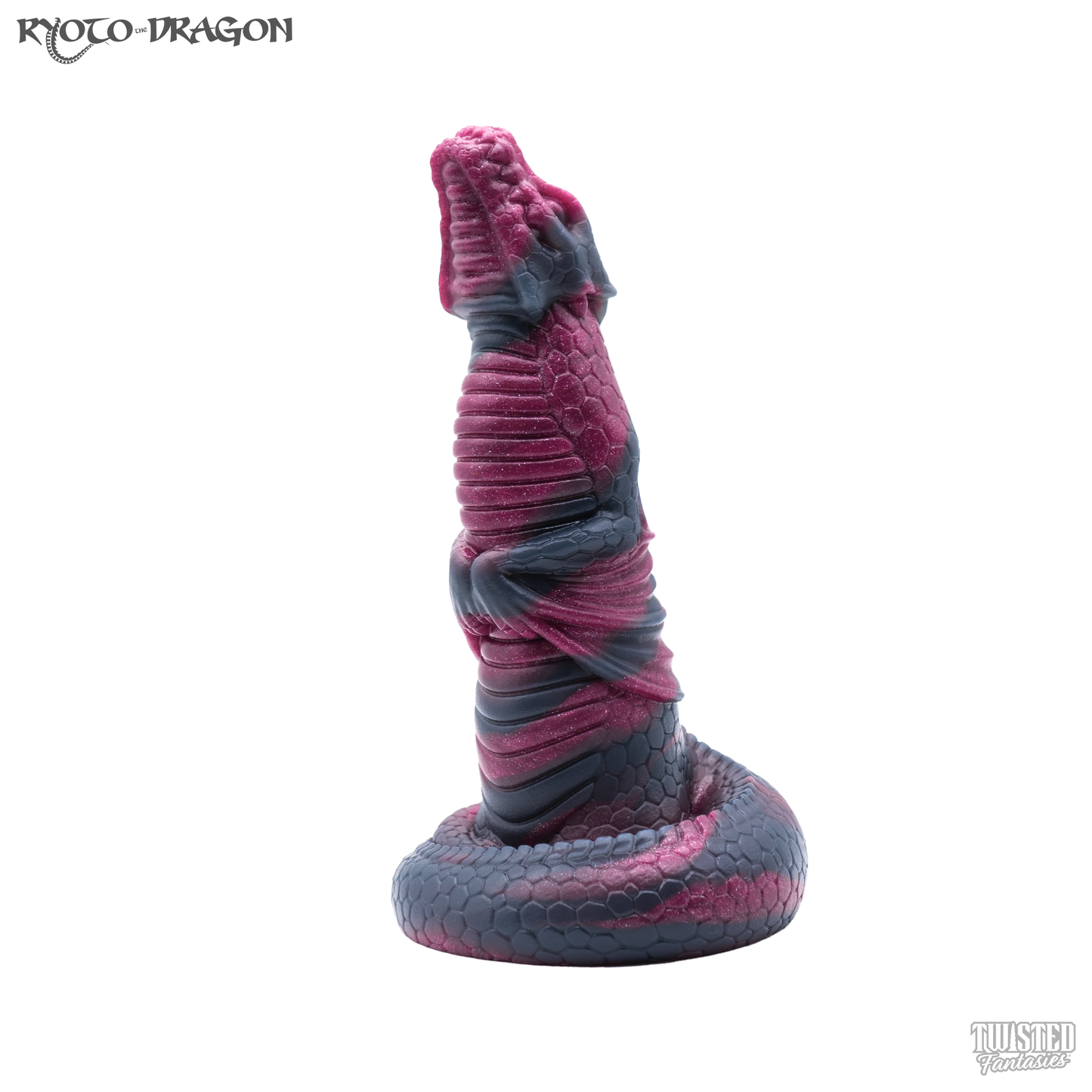 Ryoto Fantasy Dragon Dildo wine flat black marble