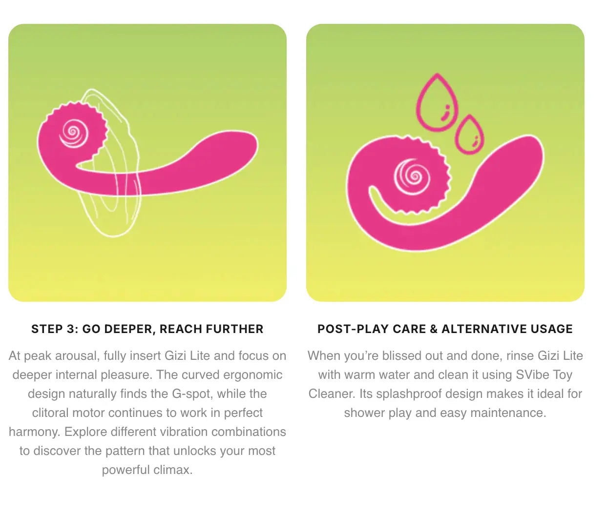 SVibe Snail Gizi Lite Dual G-Spot Vibrator Twisted Fantasies