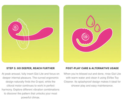SVibe Snail Gizi Lite Dual G-Spot Vibrator Twisted Fantasies