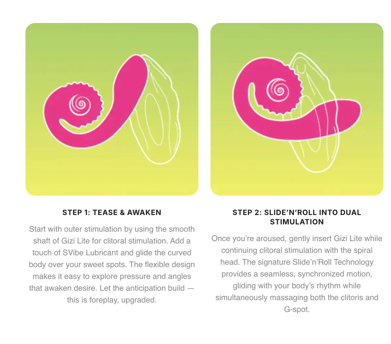 SVibe Snail Gizi Lite Dual G-Spot Vibrator Twisted Fantasies