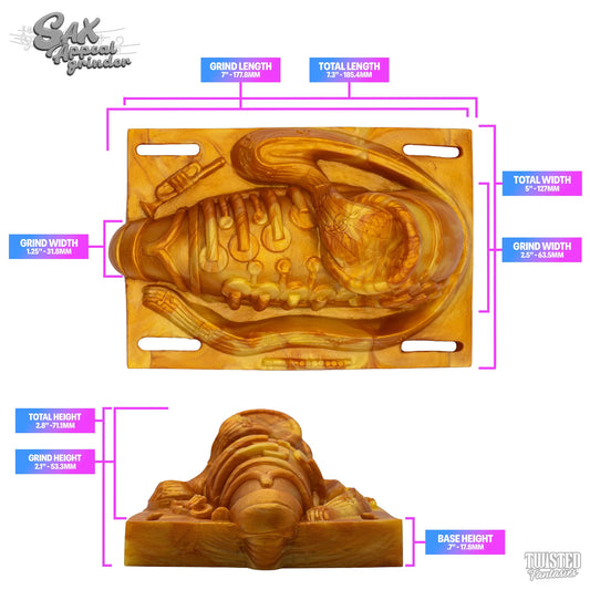 Sax-Appeal Saxophone Humping Sex Toy Measurements