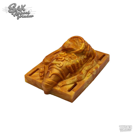 Sax-Appeal Saxophone Humping Sex Toy gold yellow marble