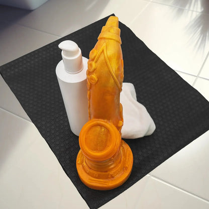 Sax Appeal Advanced Dildo lifestyle with lube bottle