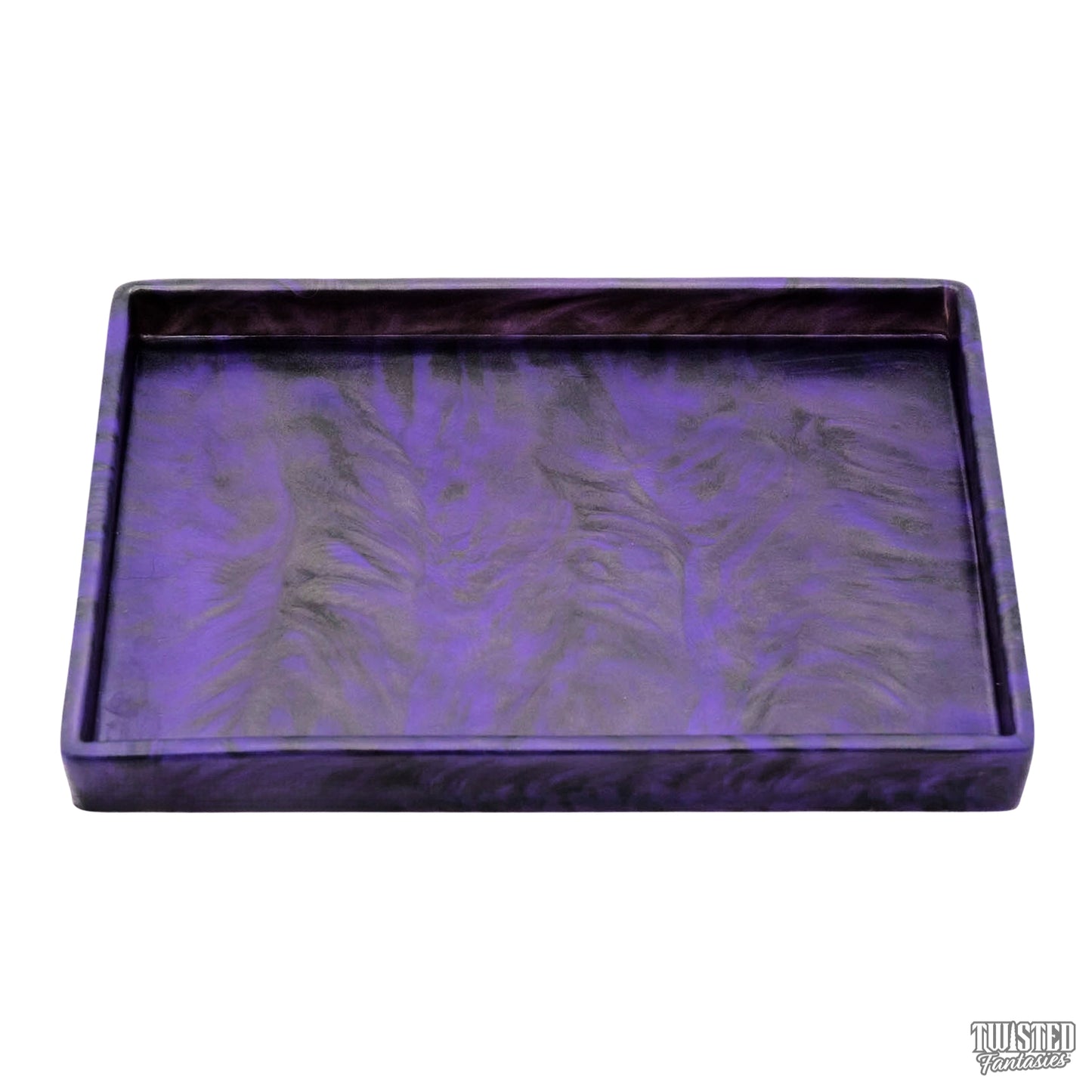 Purple and Black Silicone Non Slip Tray