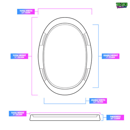 Solos Saddle Dildo Mount Measurements