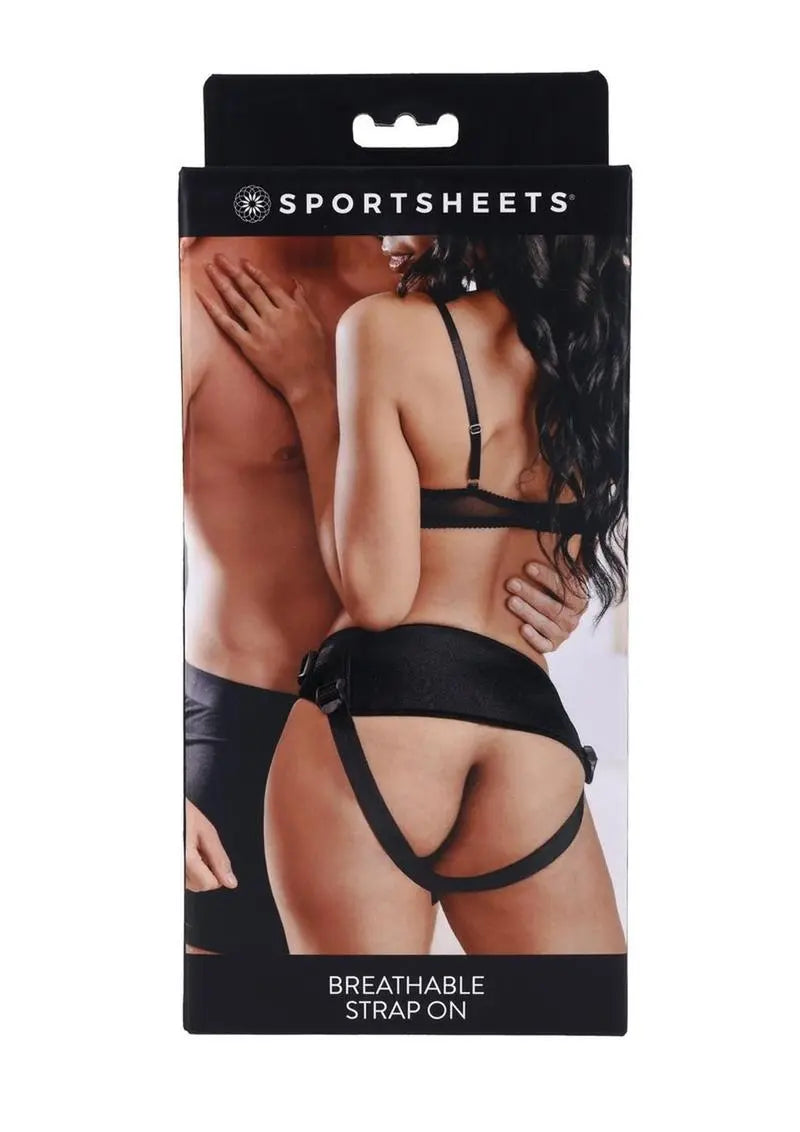 Sportsheets Breathable Strap-On Comfortable And Black Harness Shop Erotic