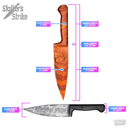 Michael Myers Inspired Spanking Paddle Measurements