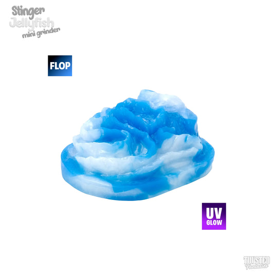 Flop Stinger the Jellyfish Mini Sex Grinder - Medium - Standard Base (UV)