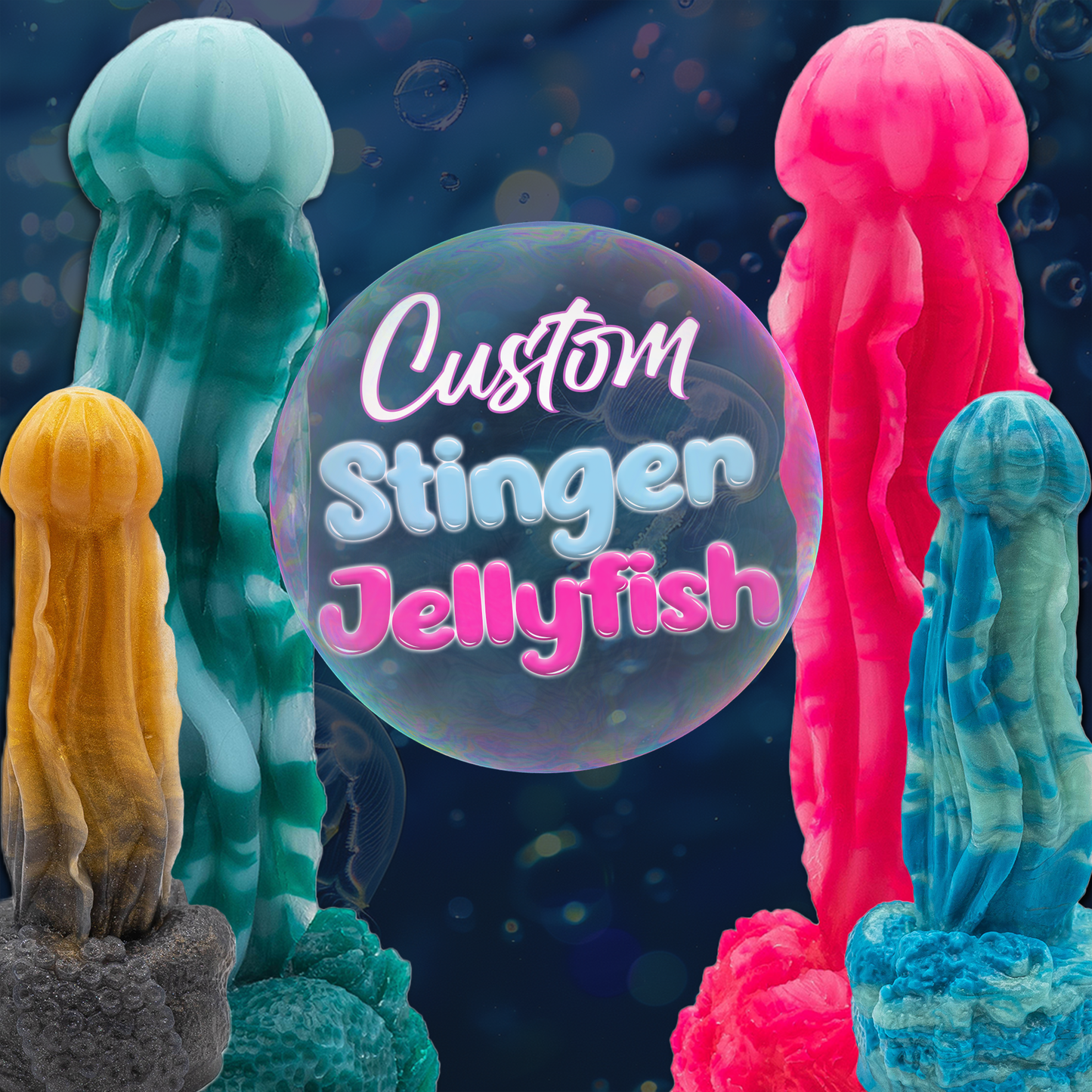 Custom Stinger the Jellyfish Dildo