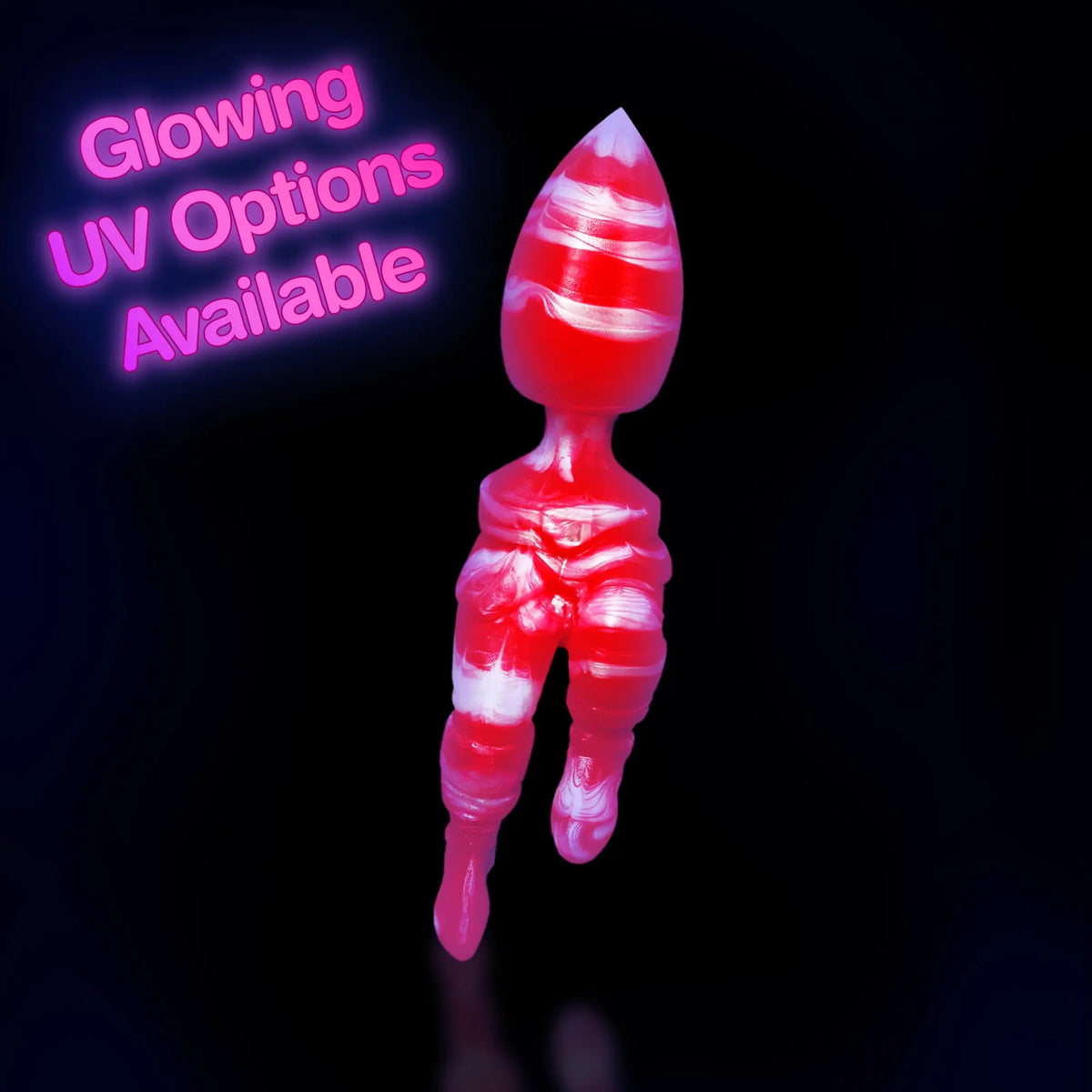 Santa Anal Toy UV Glow in the Dark