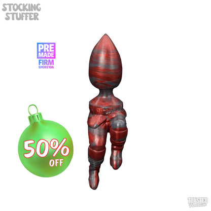 Premade Stocking Stuffer the Santa Butt Plug - Firm