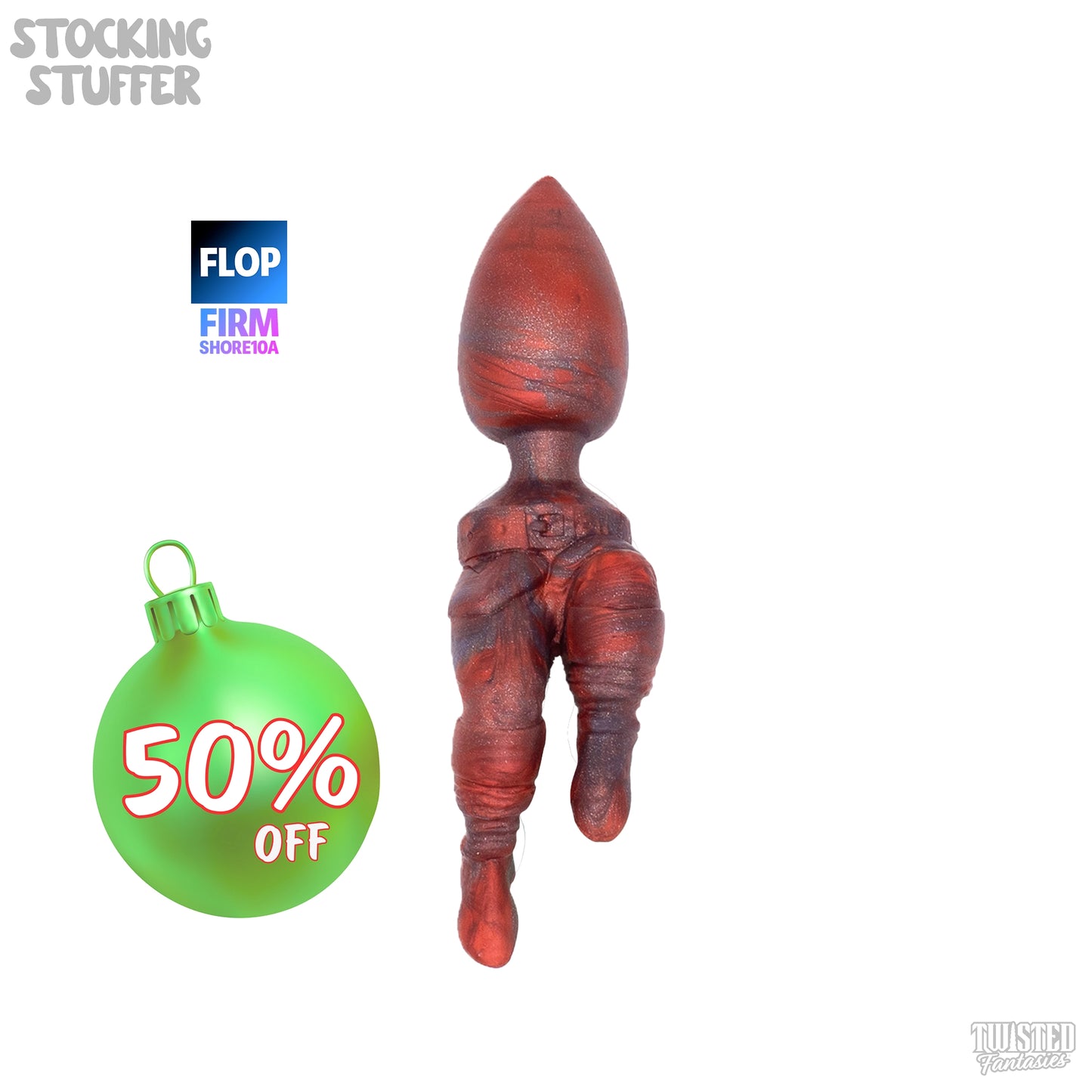 FLOP Stocking Stuffer the Santa Butt Plug - Firm