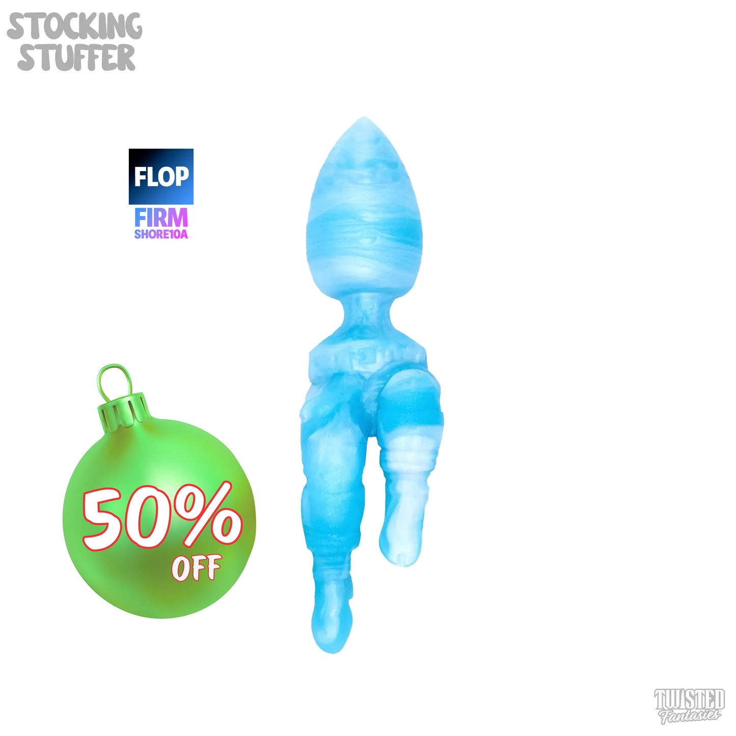 FLOP Stocking Stuffer the Santa Butt Plug - Firm