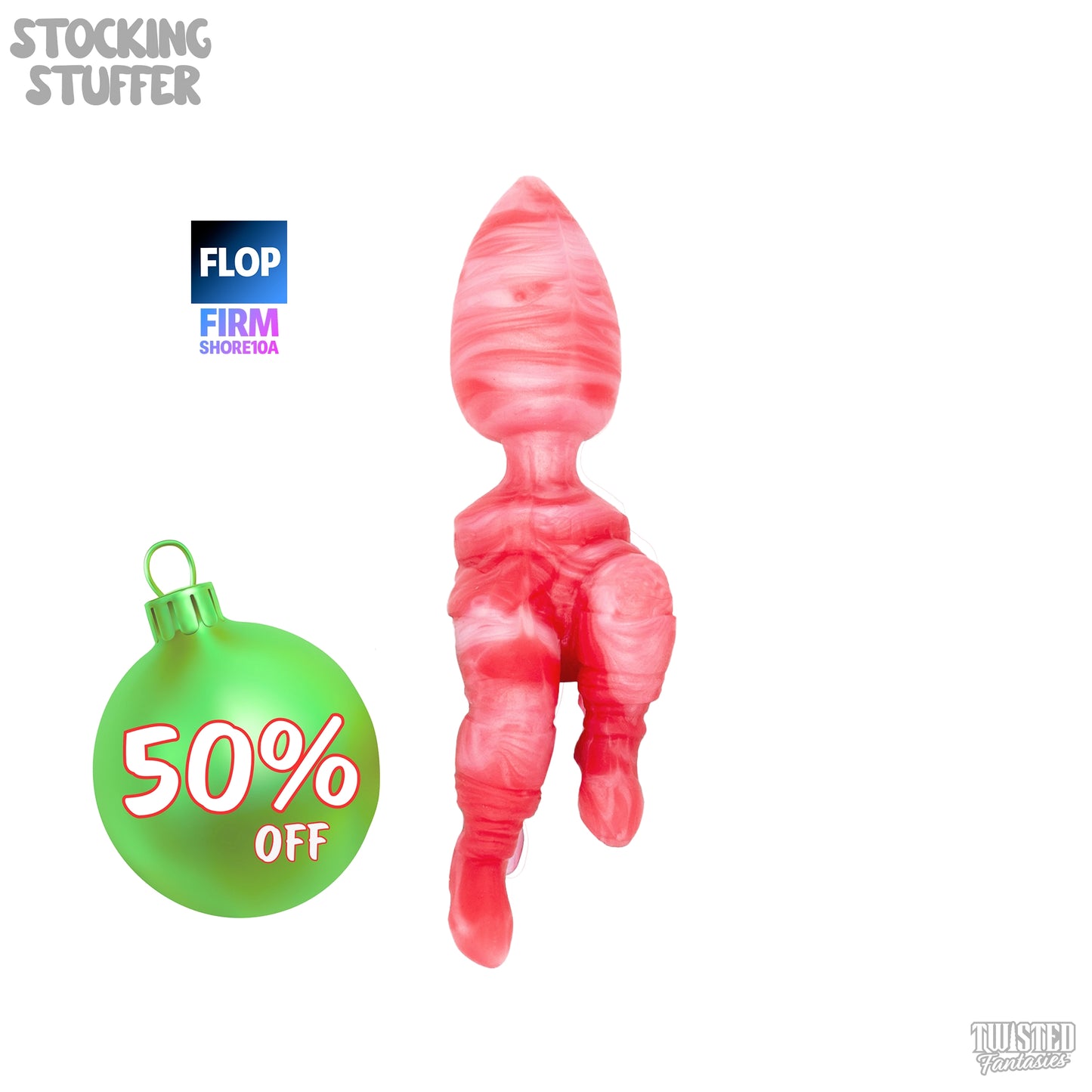 FLOP Stocking Stuffer the Santa Butt Plug - Firm