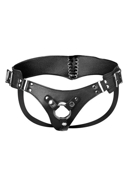 Strap U Bodice Corset Style Strap-On Harness – Black Shop Erotic