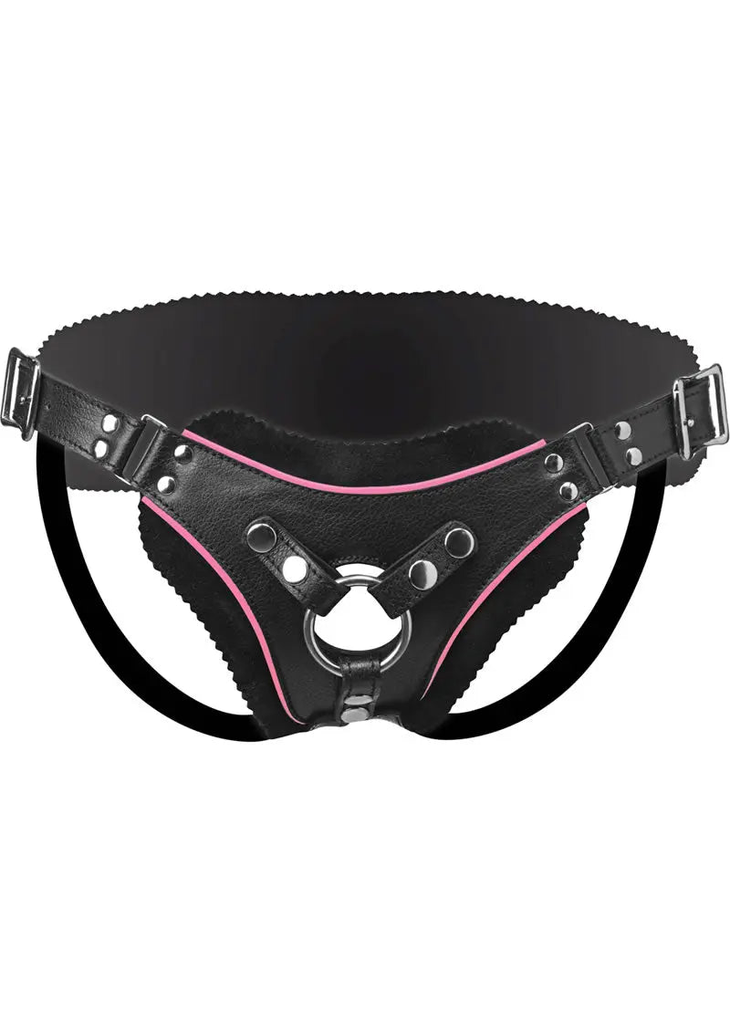 Strap U Flamingo Low Rise Strap-On Adjustable Leather Harness Shop Erotic