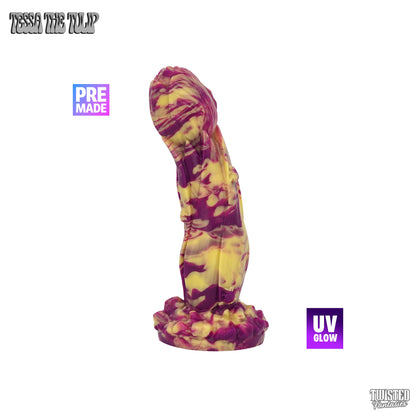 Premade Tessa the Tulip Dildo - Medium - Suction Cup (UV)