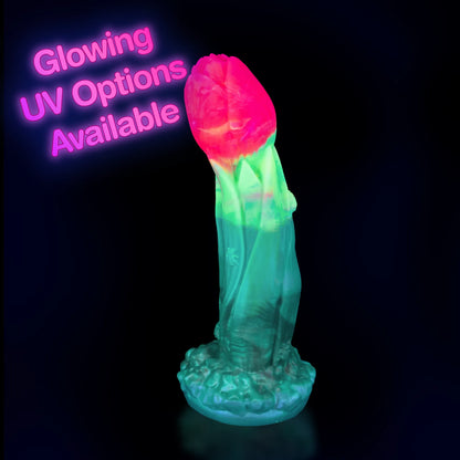 Tessa Flower Dildo uv glow in the dark