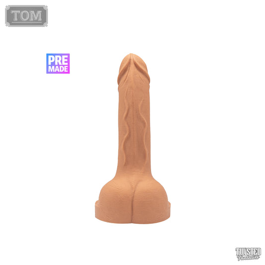 Premade Tom the Realistic Dildo - Medium - Suction Cup