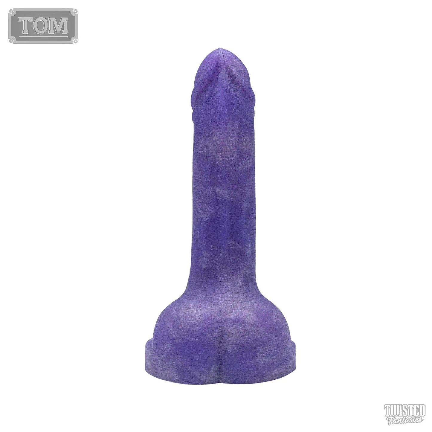 Tom Penis Dildo purple lilac marble