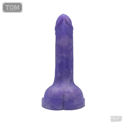 Tom Penis Dildo purple lilac marble