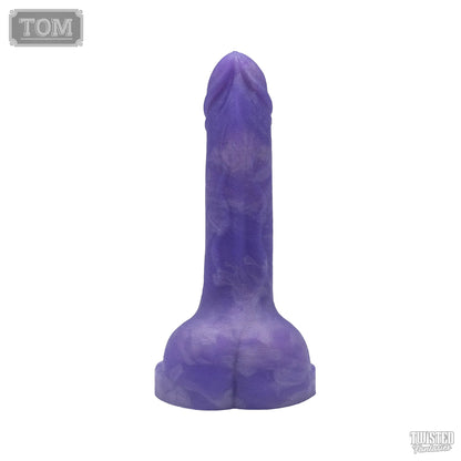 Tom Penis Dildo purple lilac marble