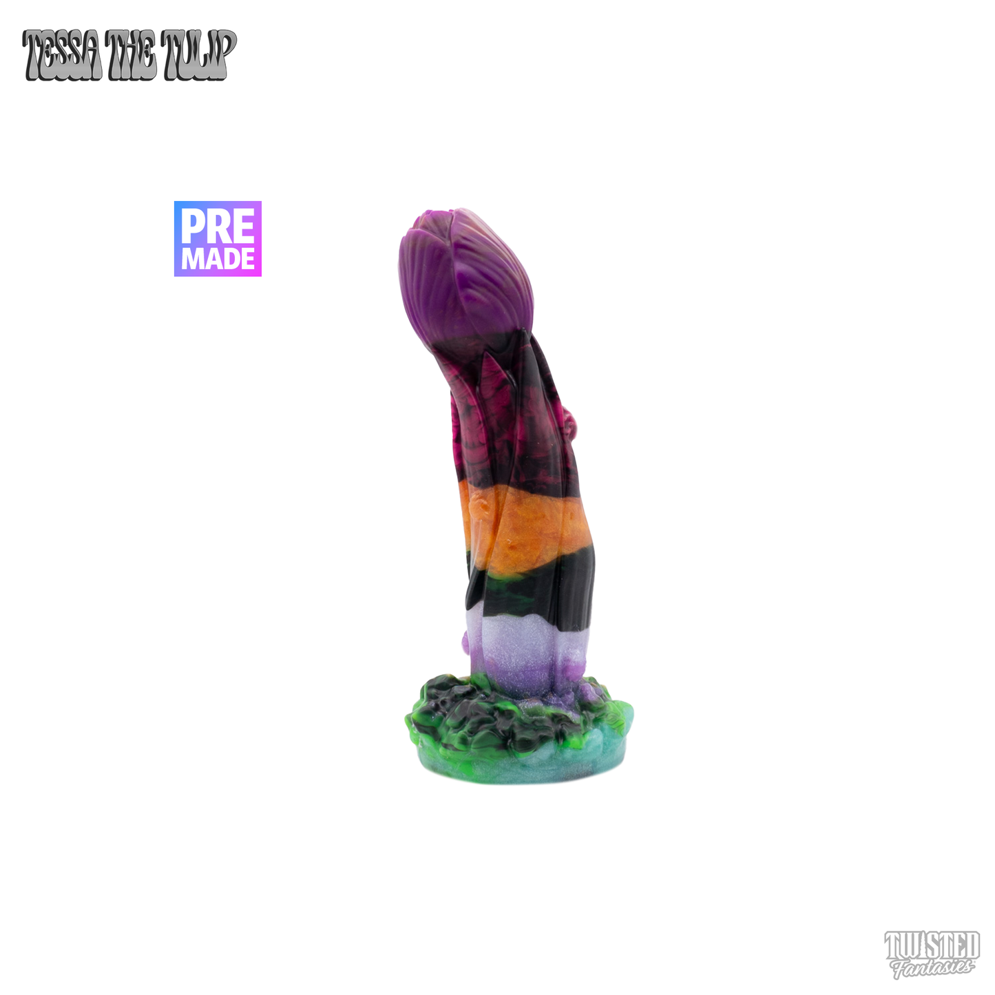 Premade Tessa the Tulip Dildo - Medium - Suction Cup