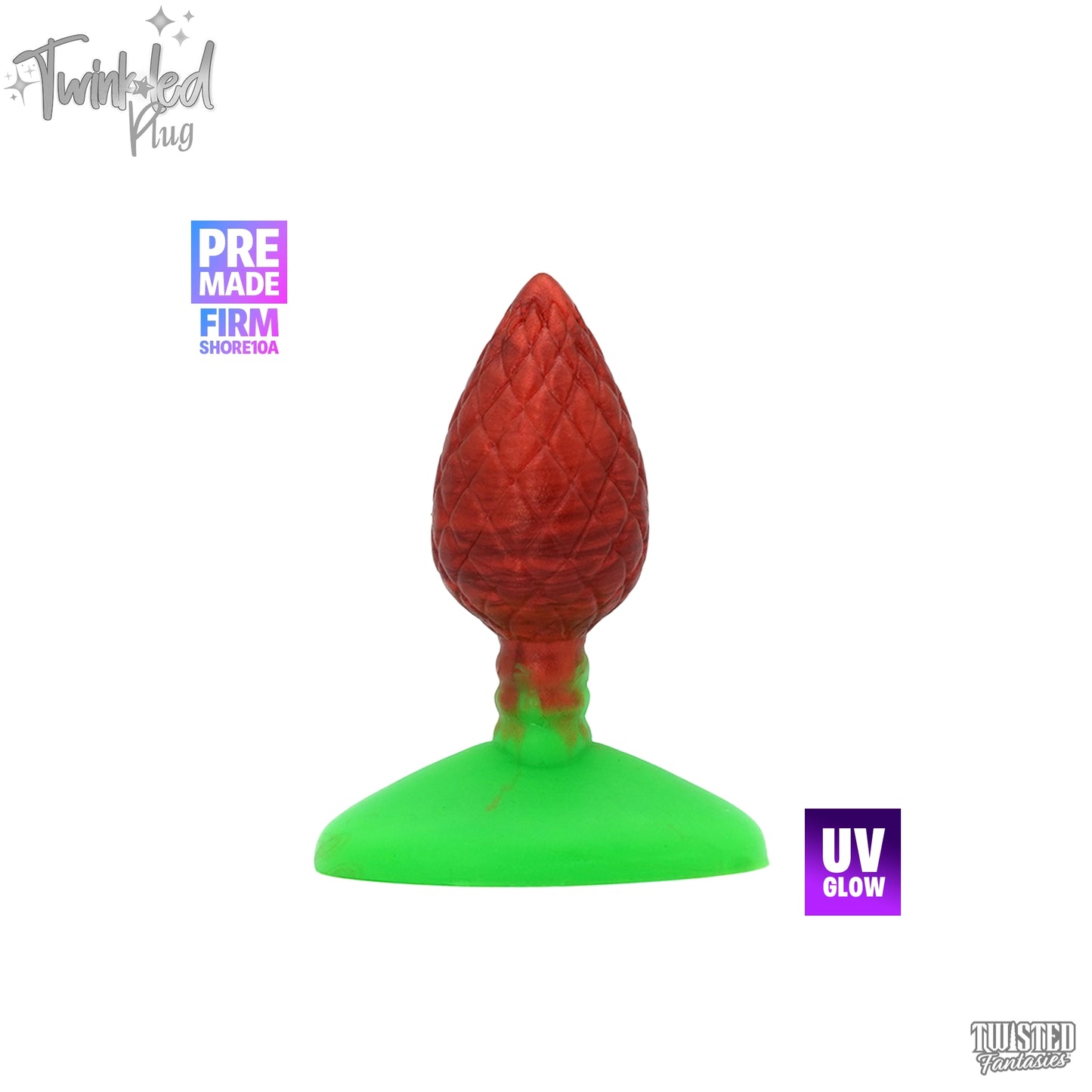 Premade Twinkled the Christmas Light Butt Plug - Firm