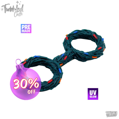 Premade Twinkled Christmas Silicone Cuffs (UV)