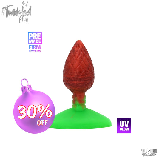 Premade Twinkled the Christmas Light Butt Plug - Firm