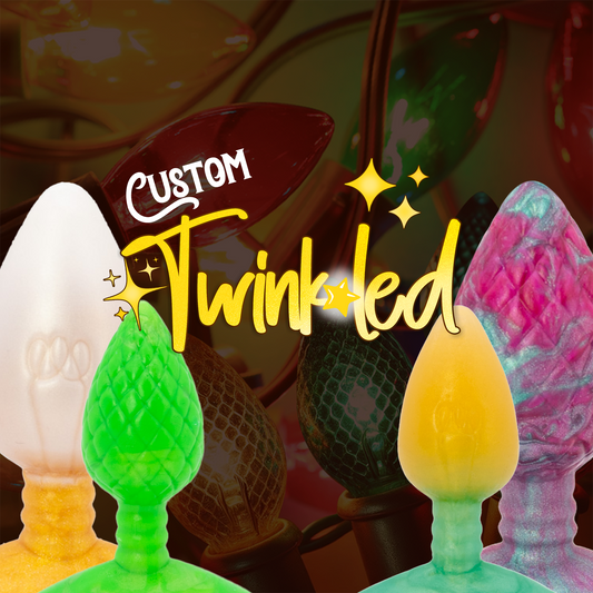 Custom Twinkled the Light Bulb Butt Plug