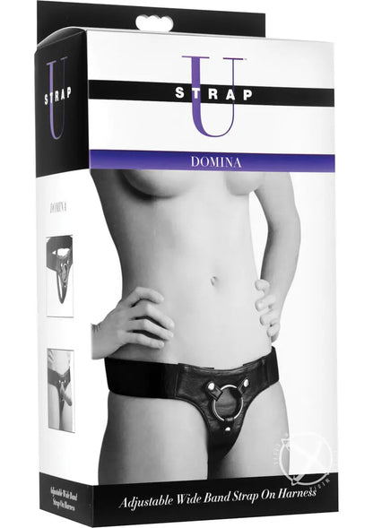 U Strap Domina Adjustable Wide Band Strap-On Harness Shop Erotic