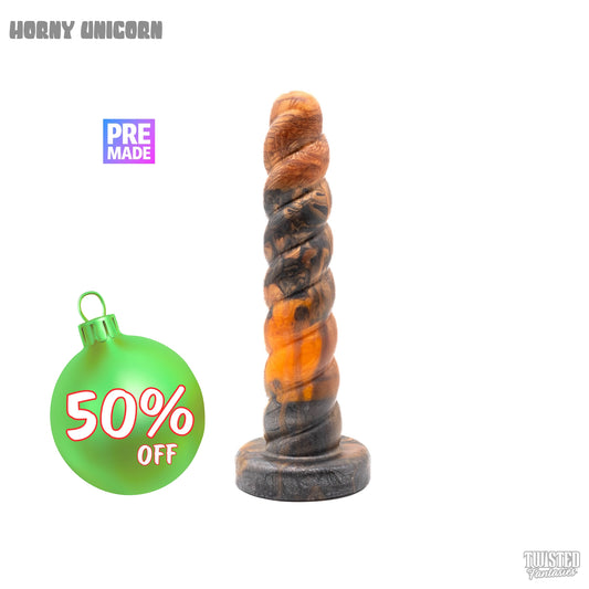 Premade Horny the Unicorn Dildo - Medium - Suction Cup